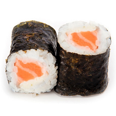 Maki salmón y queso