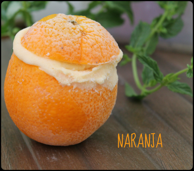 Naranja helado